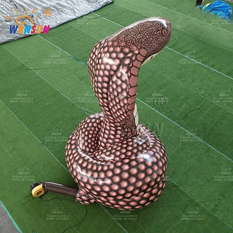 Giant Inflatable Cobra for Outdoor Events and Advertising